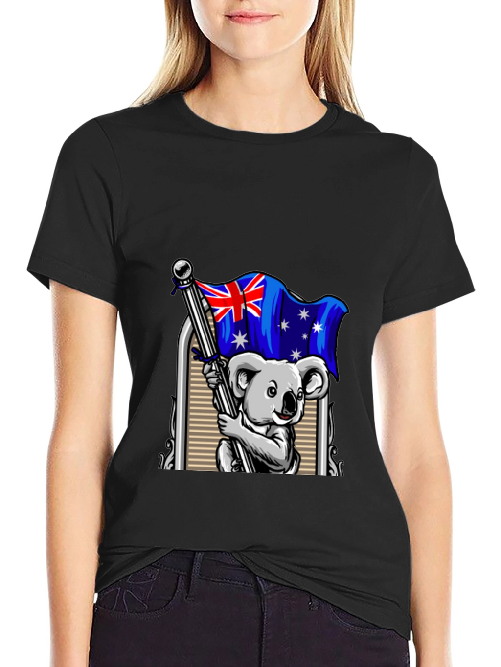 Australian Koala Flag Graphic T-Shirt