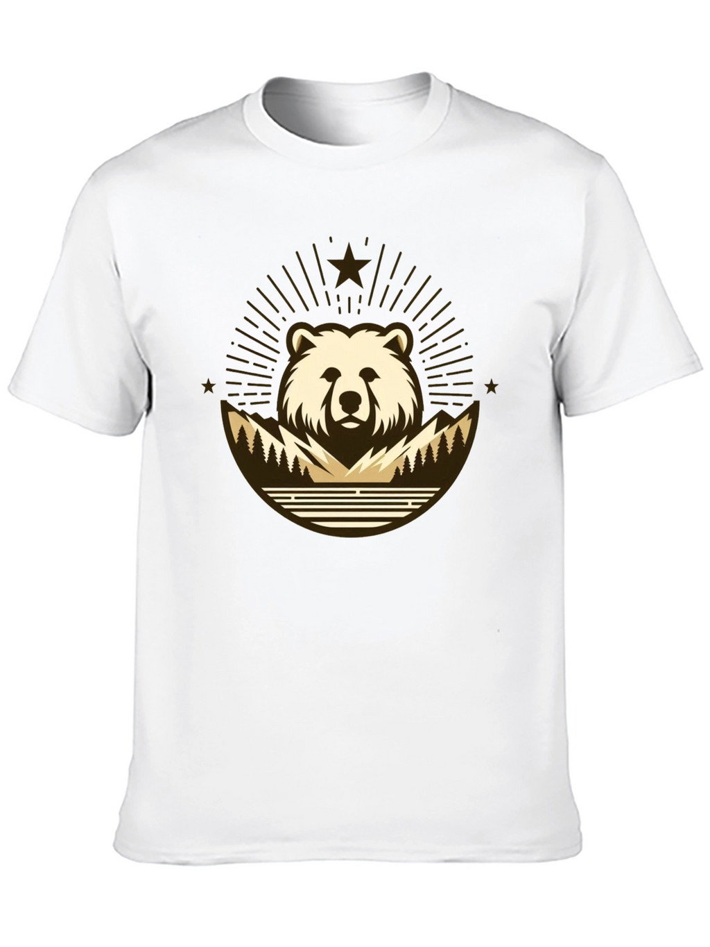 Bear Mountain T-Shirt - Nature Inspired Graphic Tee
