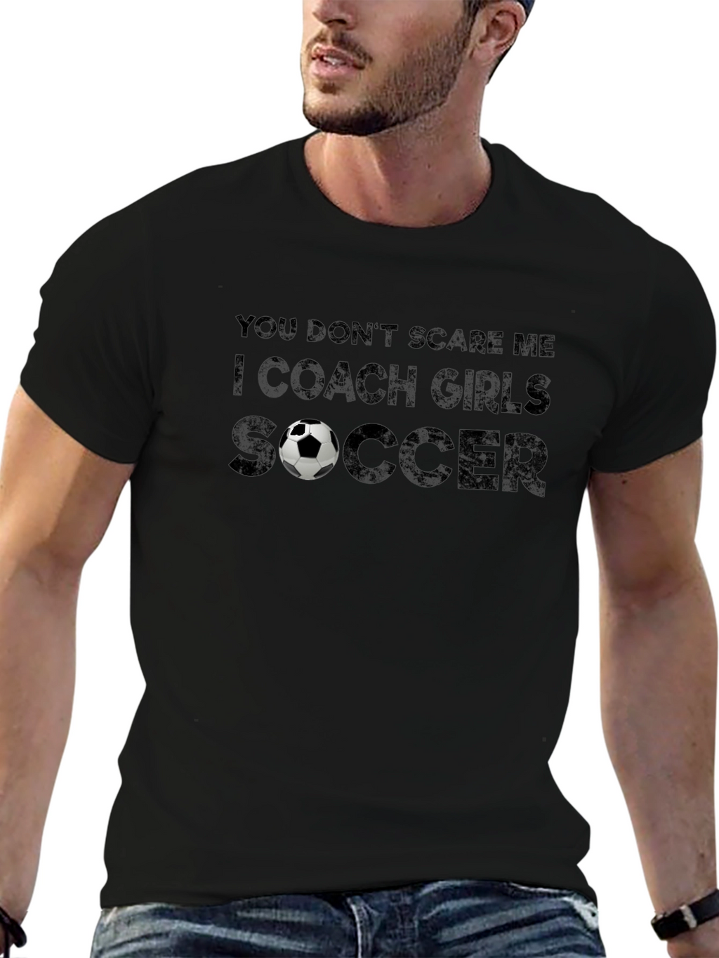 Coach Girls Soccer Funny Graphic Tee