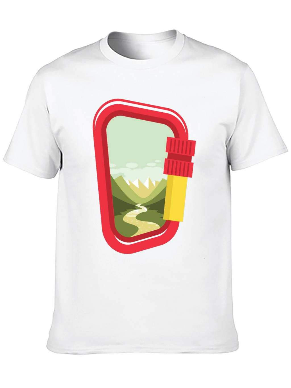 Carabiner Landscape Graphic T-Shirt - Adventure Ready