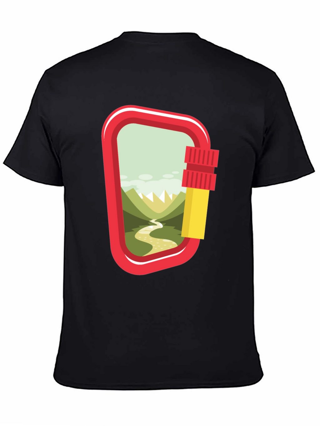 Carabiner Landscape Graphic T-Shirt - Adventure Ready
