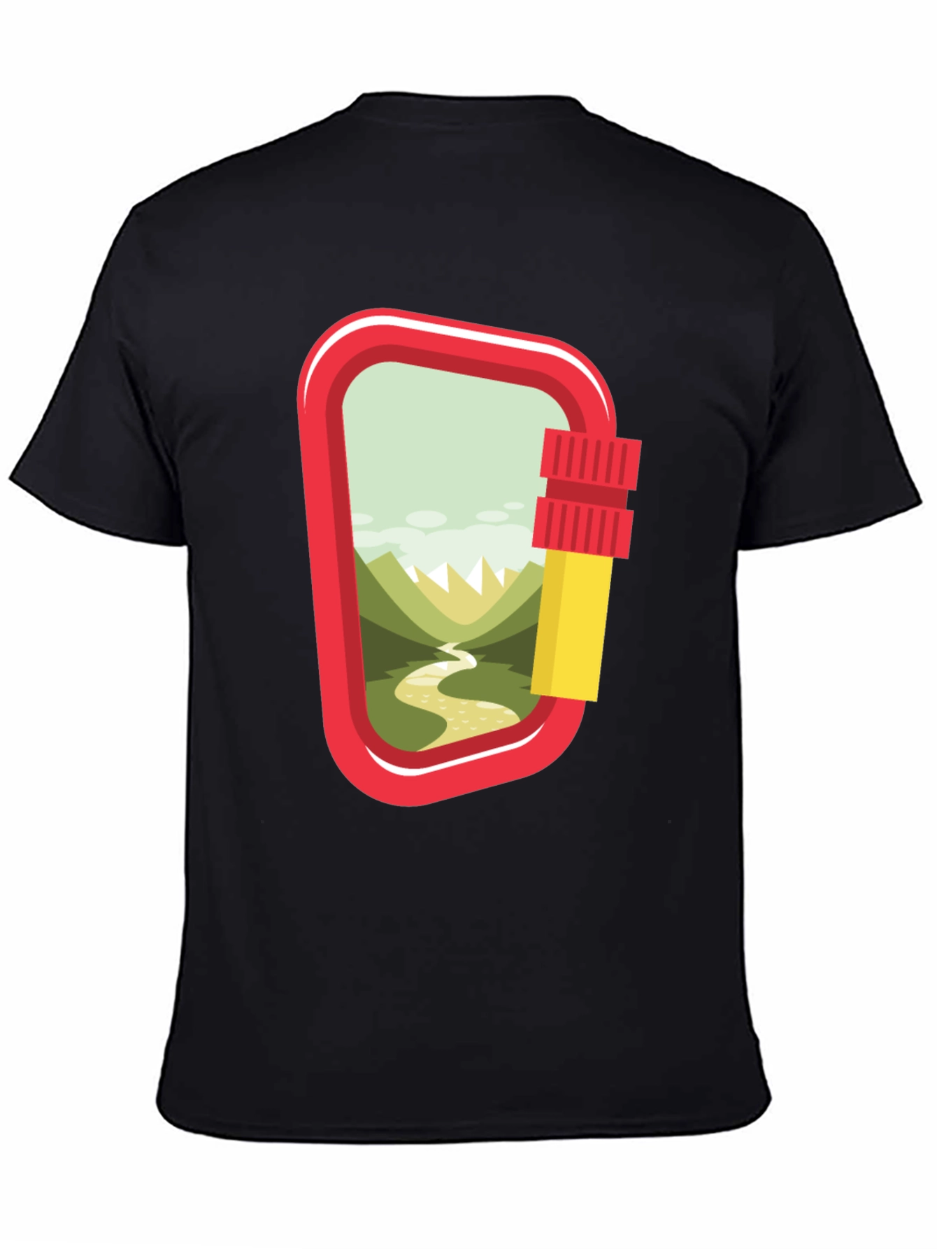 Carabiner Landscape Graphic T-Shirt - Adventure Ready