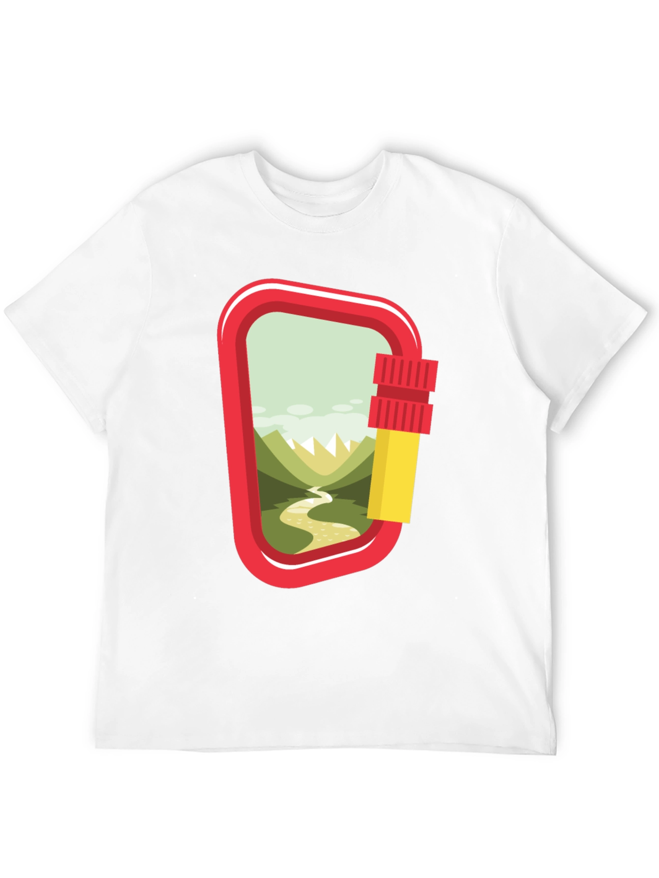 Carabiner Landscape Graphic T-Shirt - Adventure Ready