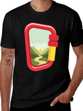 Carabiner Landscape Graphic T-Shirt - Adventure Ready