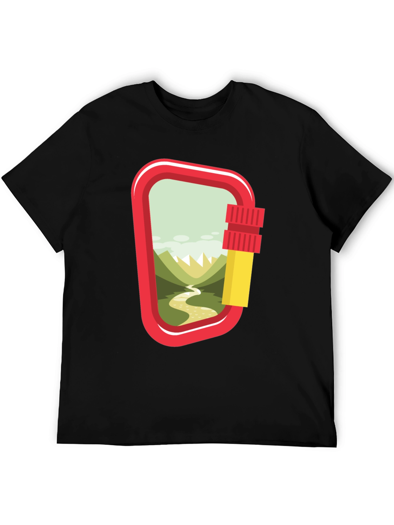 Carabiner Landscape Graphic T-Shirt - Adventure Ready