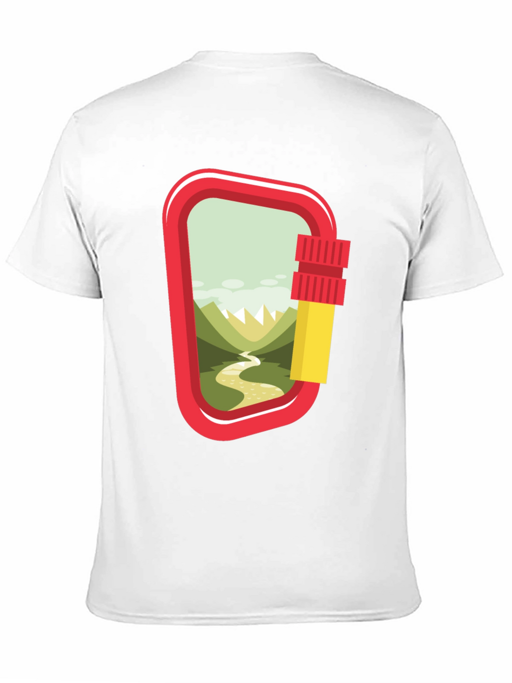 Carabiner Landscape Graphic T-Shirt - Adventure Ready