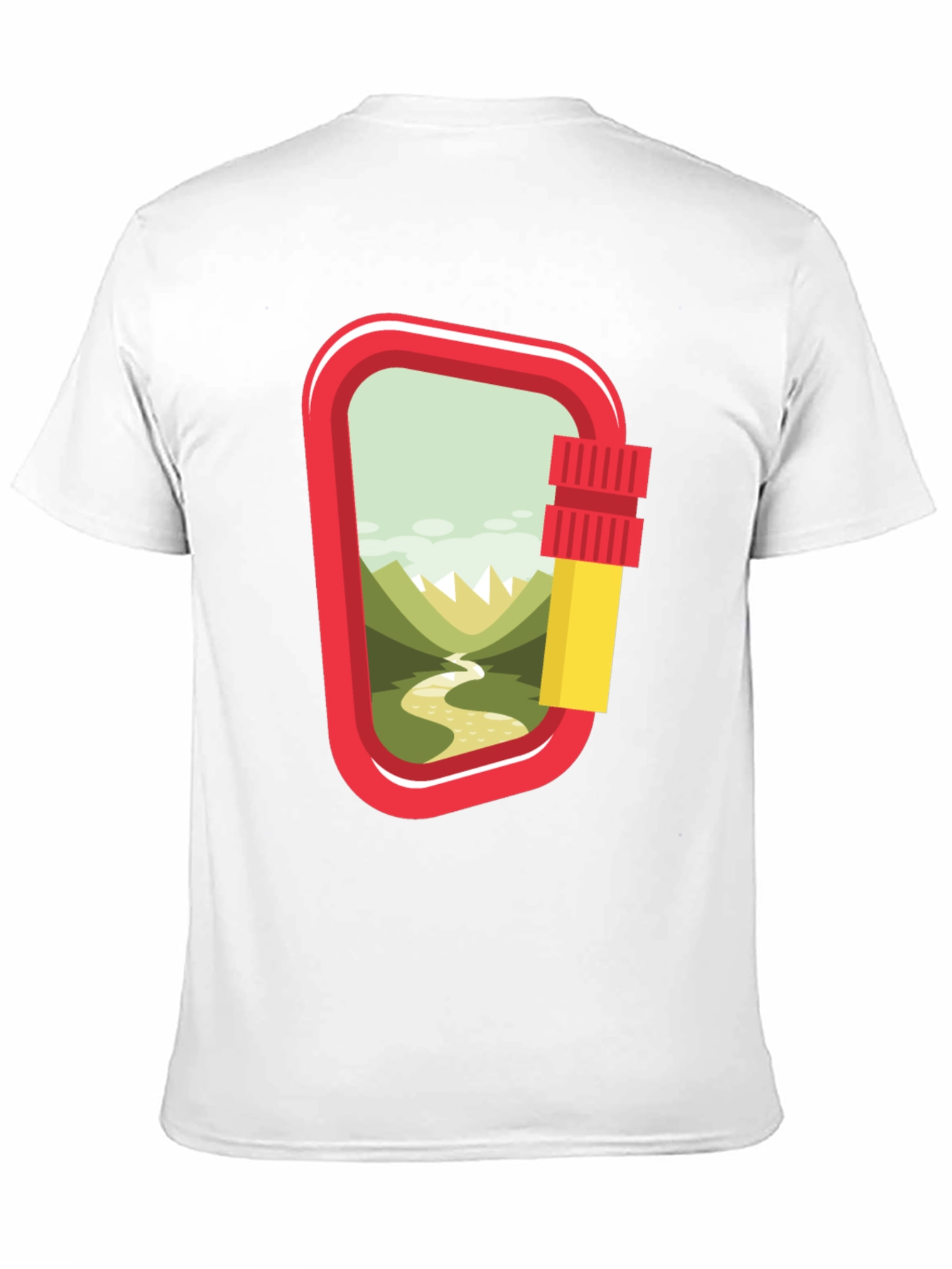 Carabiner Landscape Graphic T-Shirt - Adventure Ready