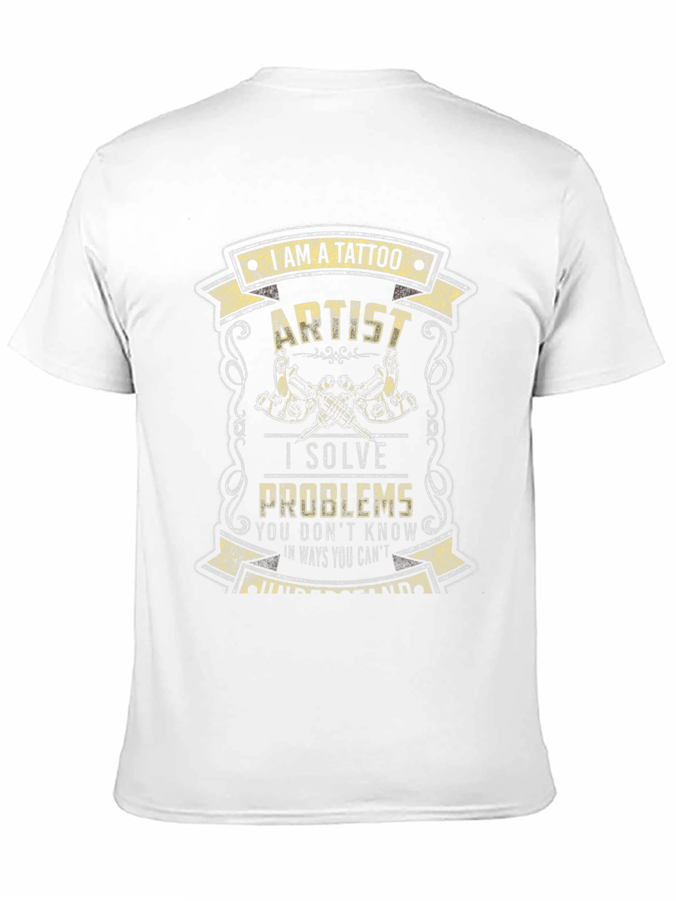 Tattoo Artist Graphic Tee - Solve Problems Shirt