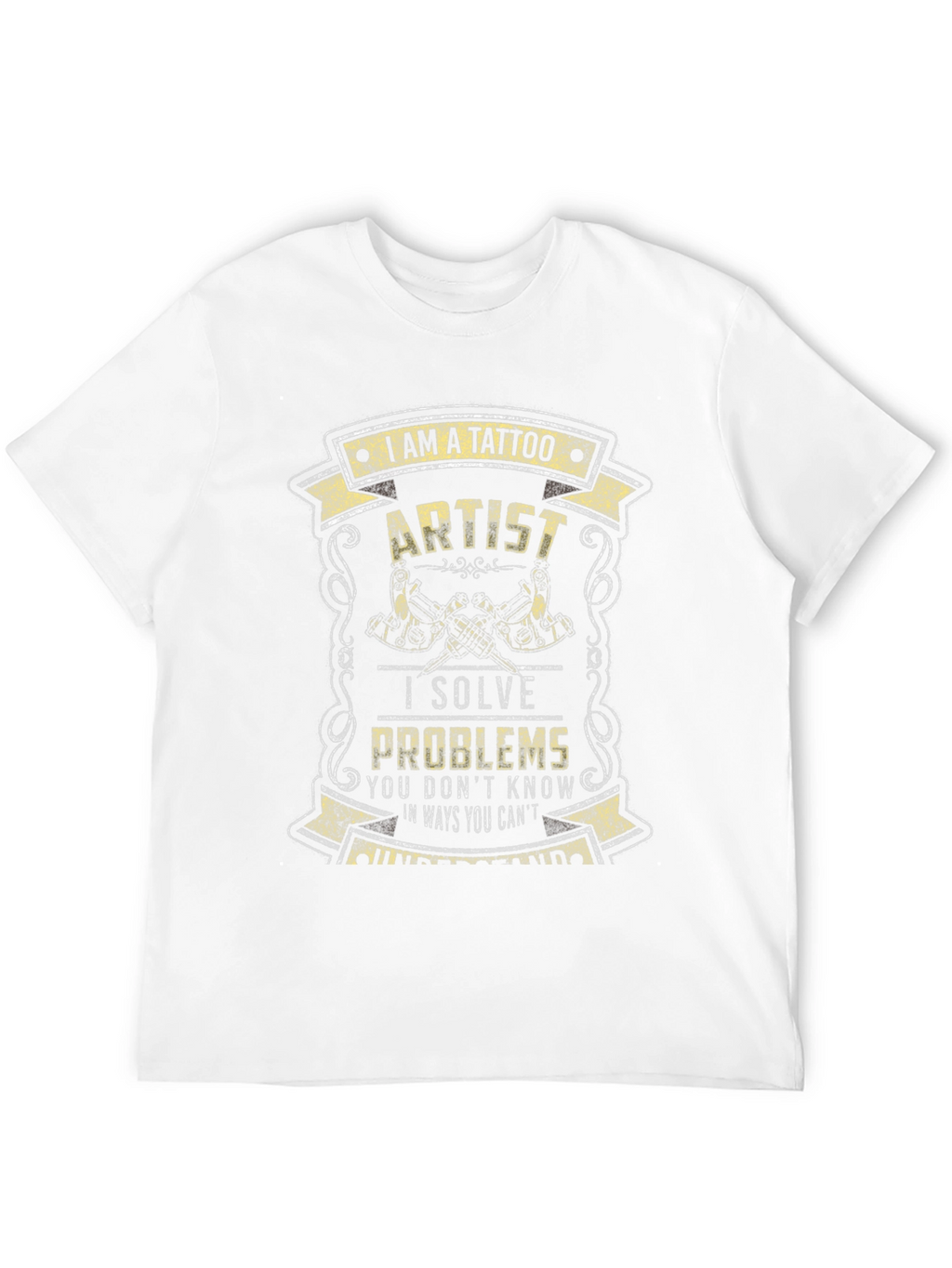 Tattoo Artist Graphic Tee - Solve Problems Shirt