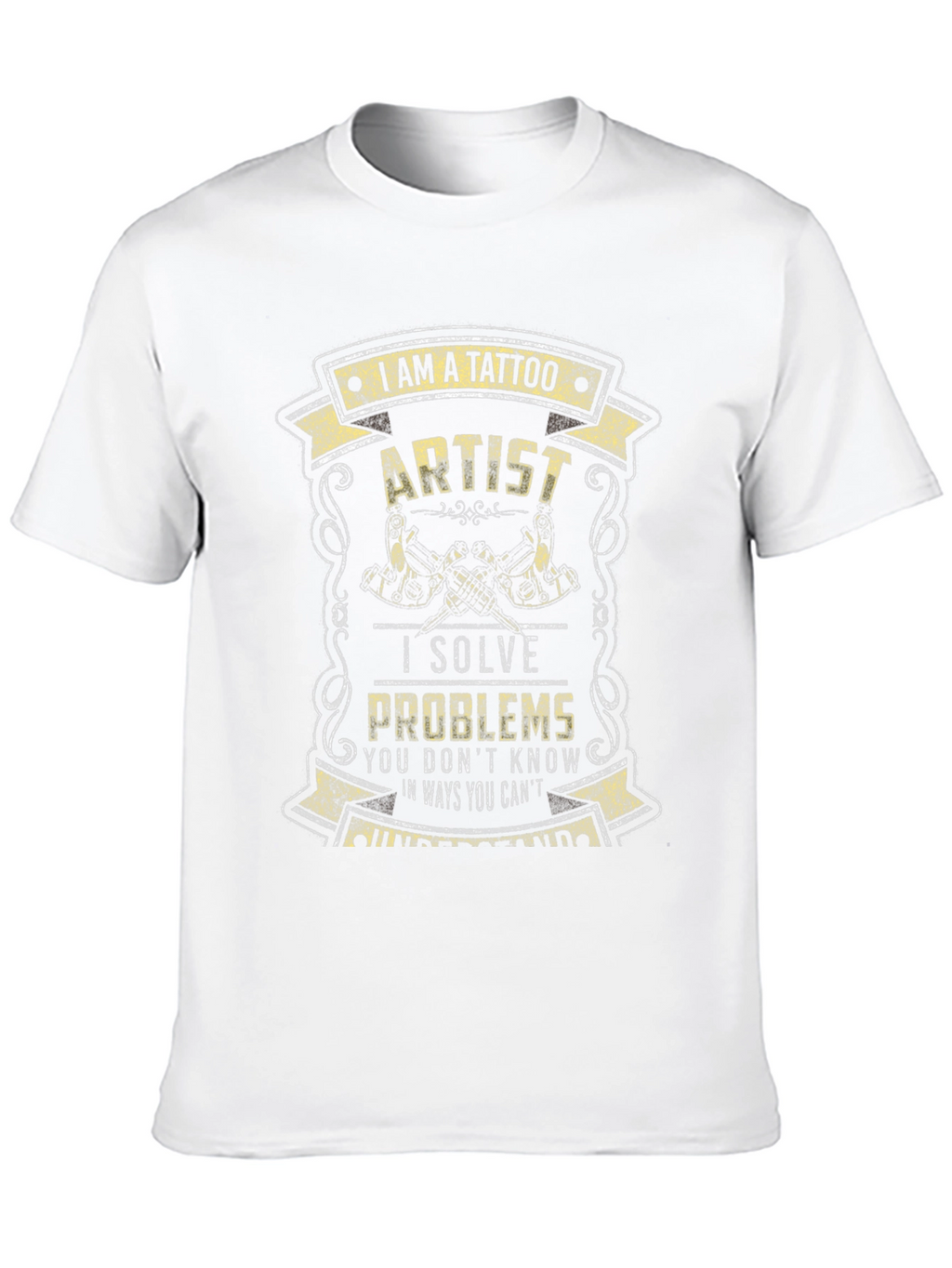 Tattoo Artist Graphic Tee - Solve Problems Shirt