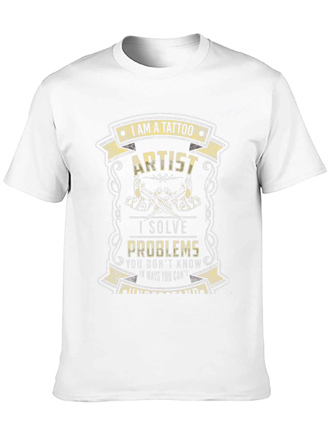 Tattoo Artist Graphic Tee - Solve Problems Shirt