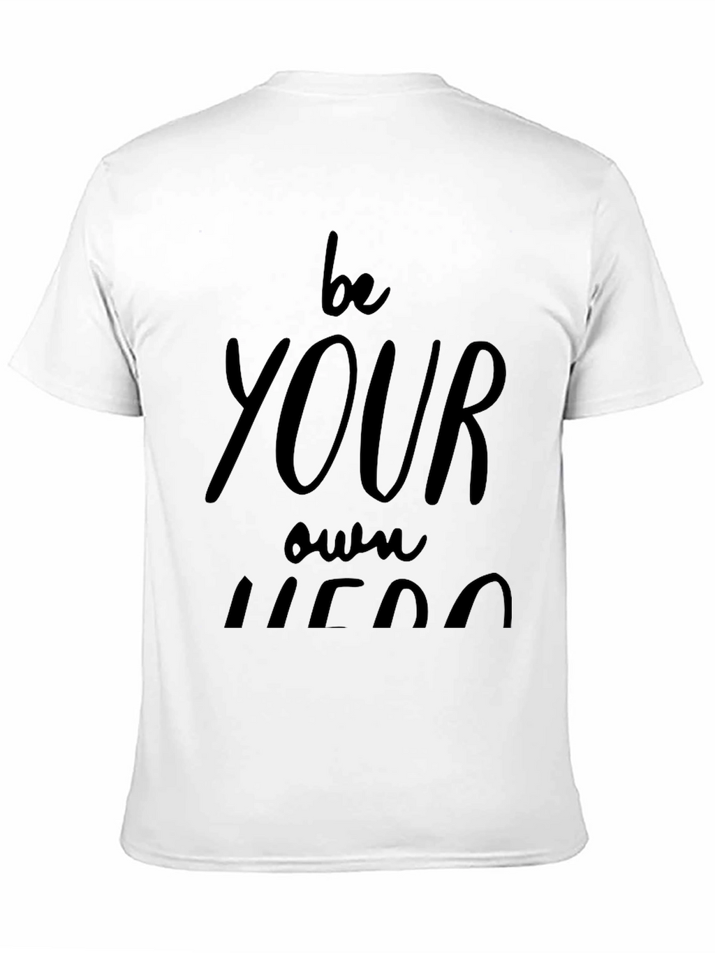 Be Your Own Hero Black Graphic Tee