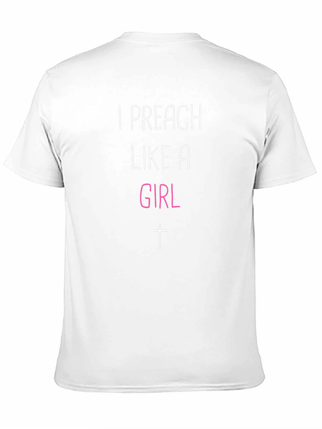 I Preach Like A Girl Black T-Shirt