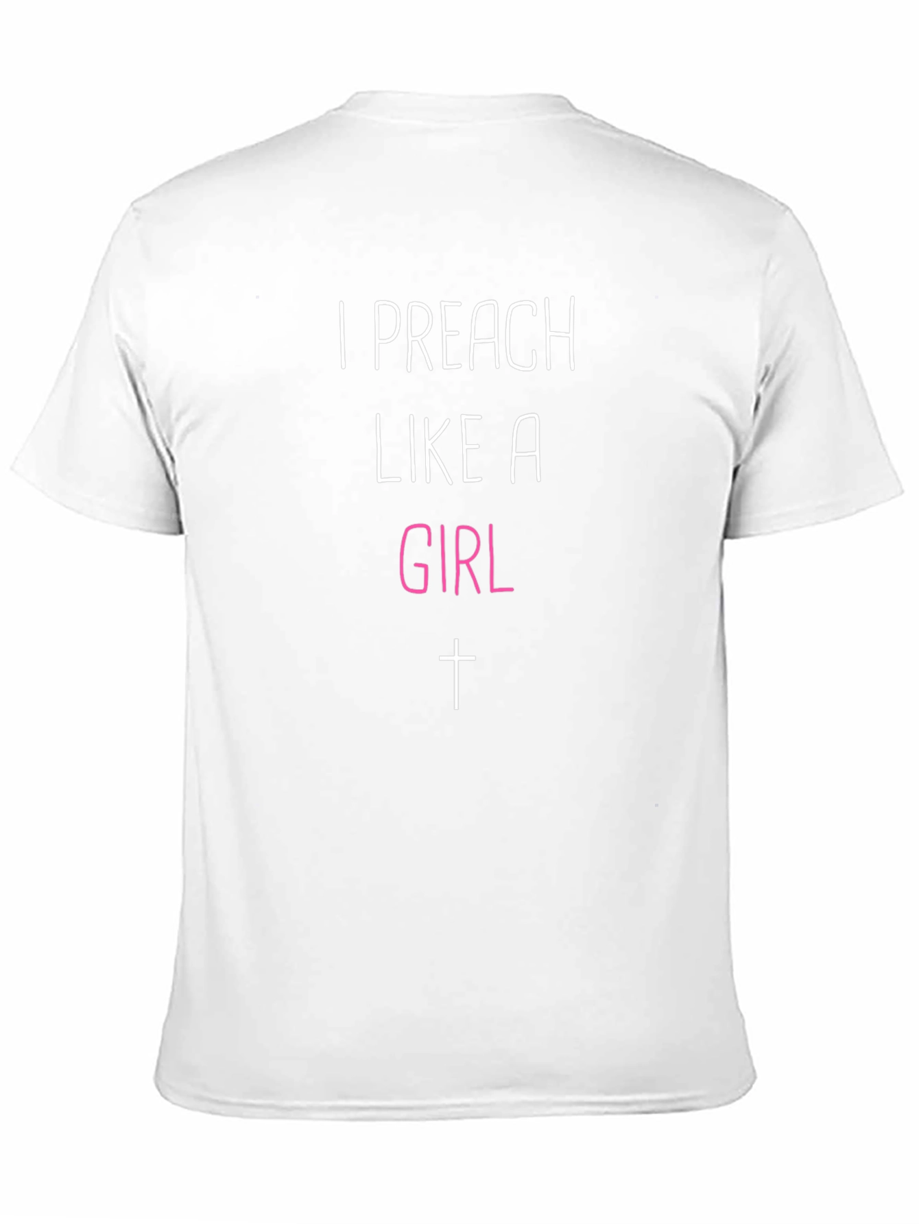 I Preach Like A Girl Black T-Shirt