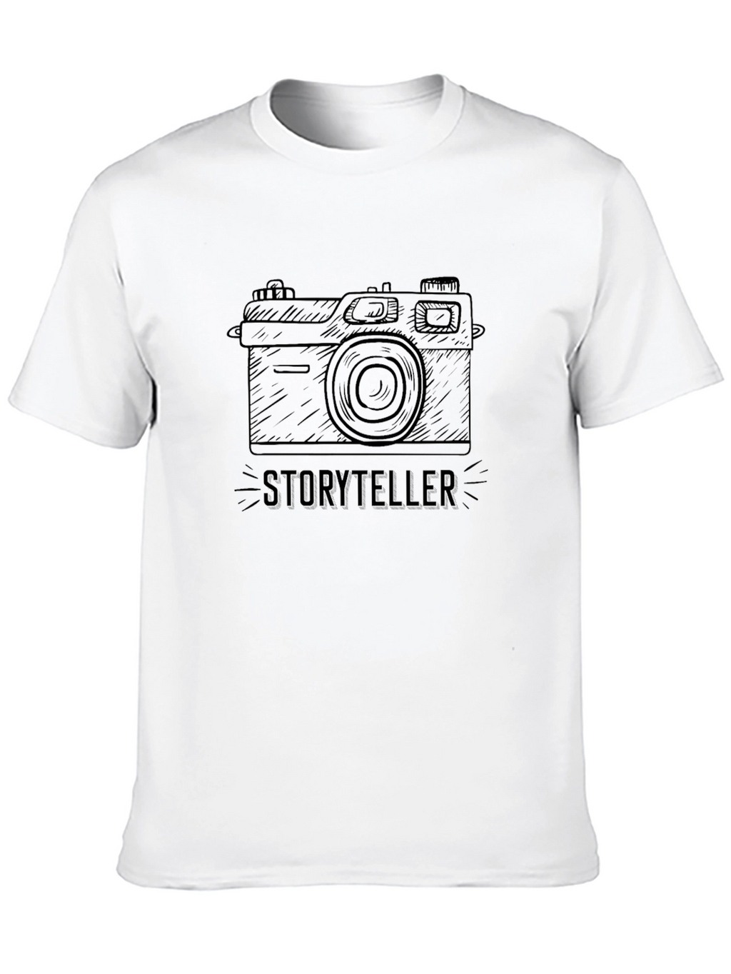 Storyteller Camera Graphic Tee - Black