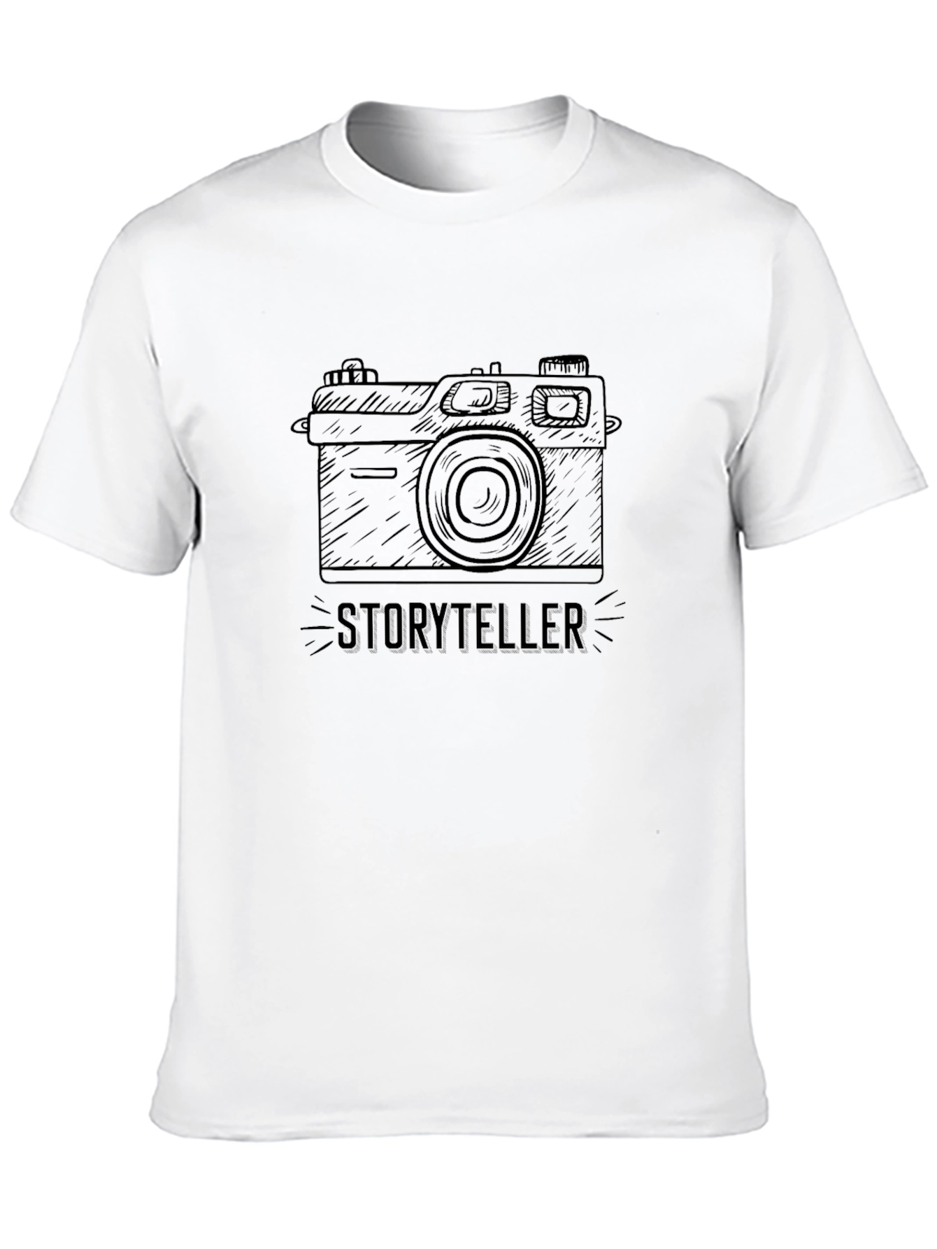 Storyteller Camera Graphic Tee - Black