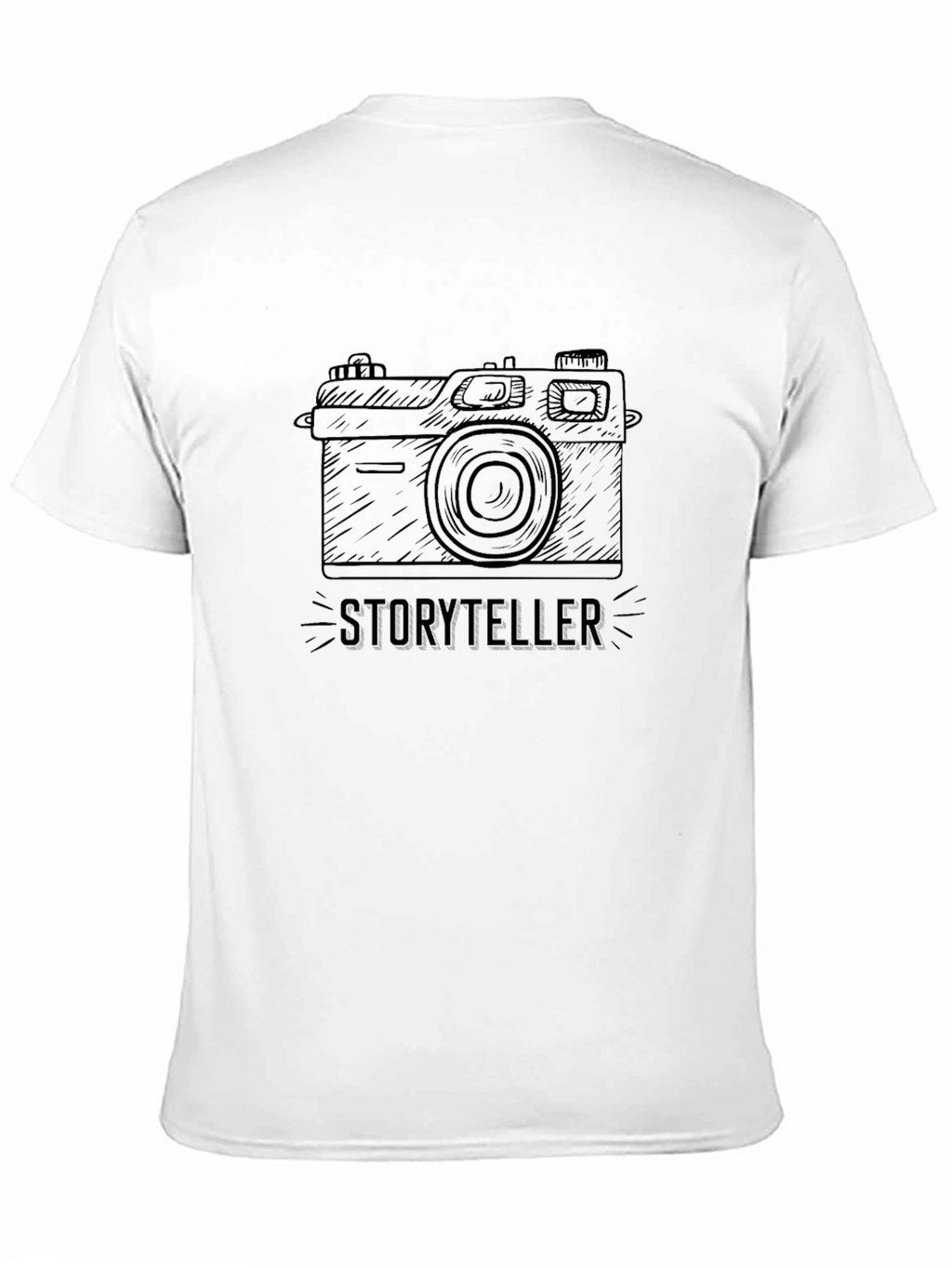 Storyteller Camera Graphic Tee - Black