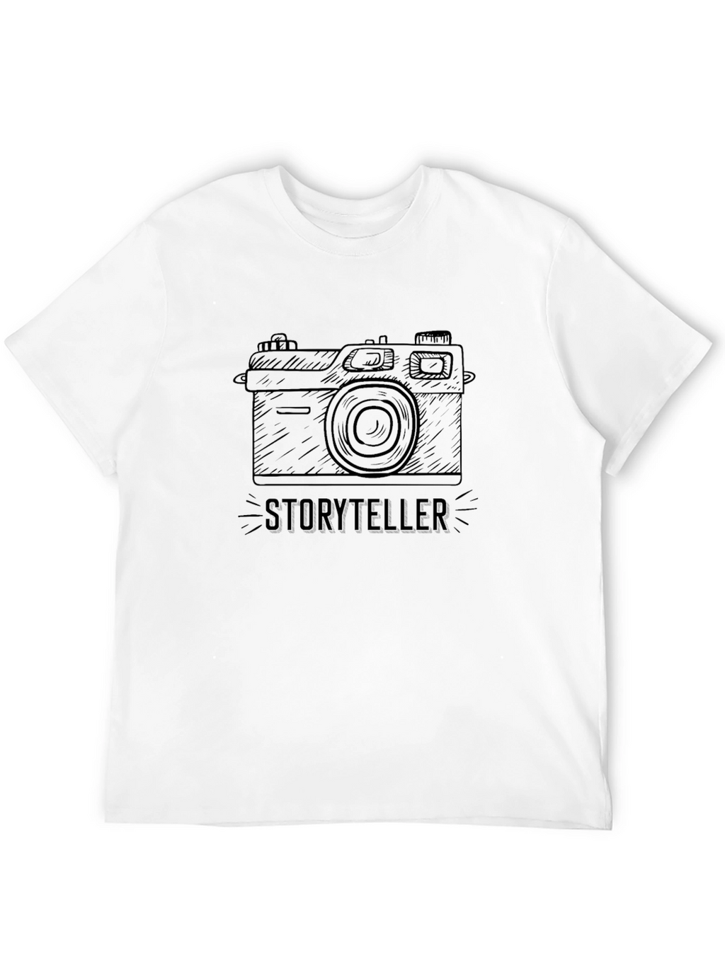 Storyteller Camera Graphic Tee - Black