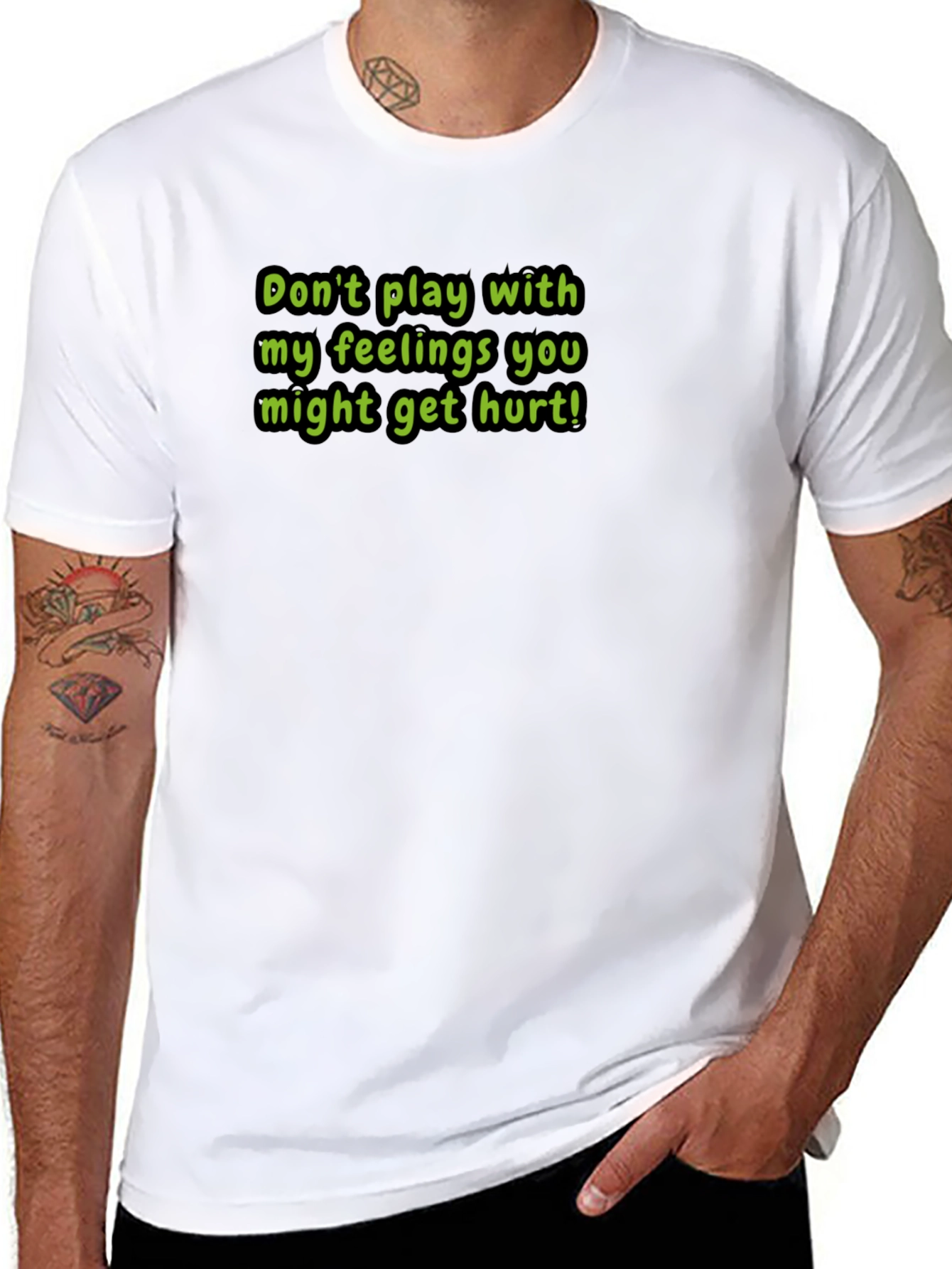 Warning T-Shirt: Dont Play With My Feelings!