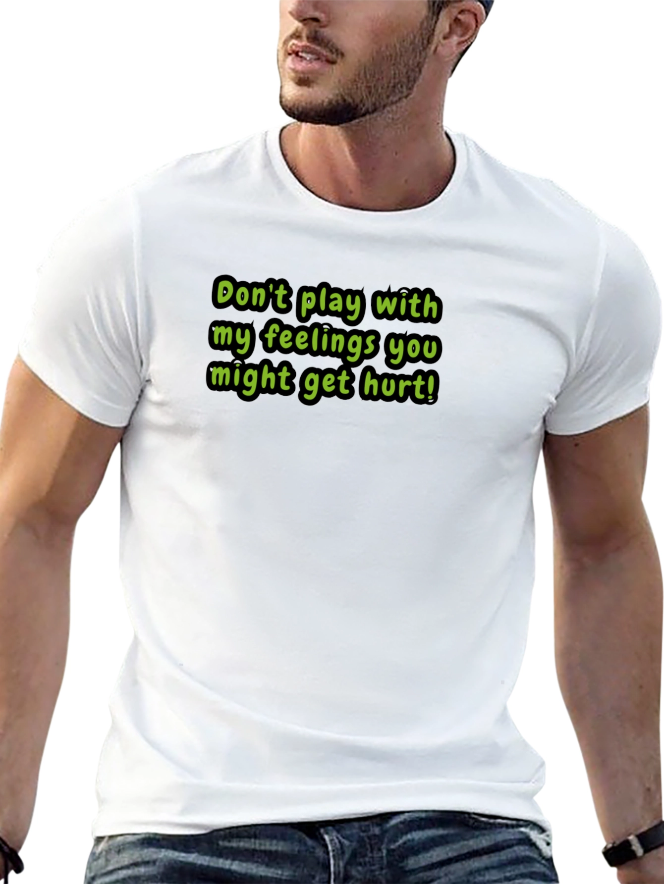 Warning T-Shirt: Dont Play With My Feelings!