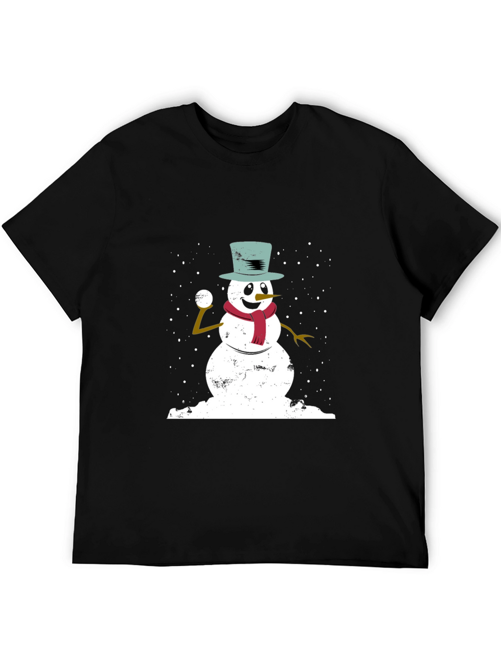 Snowman Graphic Tee - Winter Holiday T-Shirt