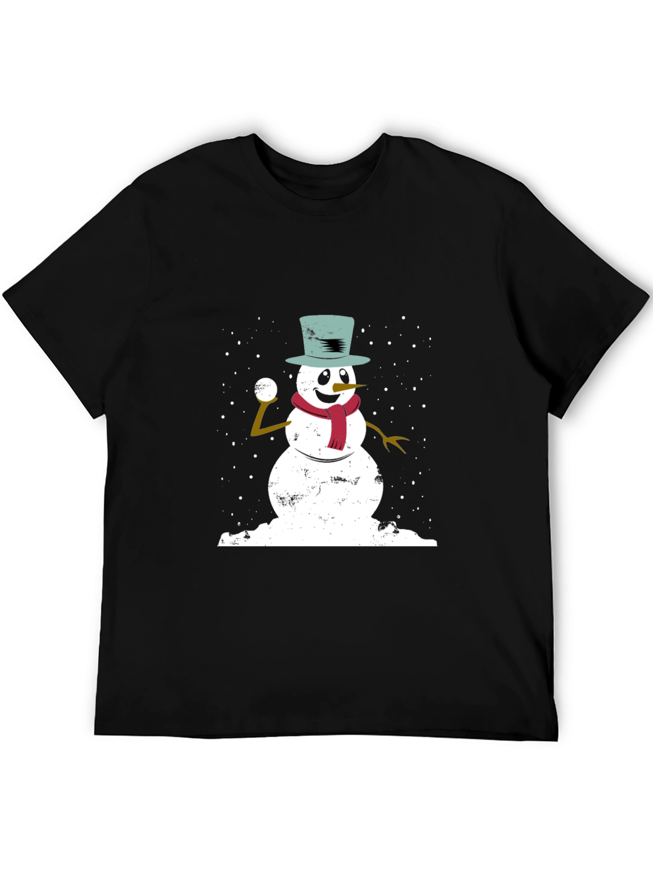 Snowman Graphic Tee - Winter Holiday T-Shirt