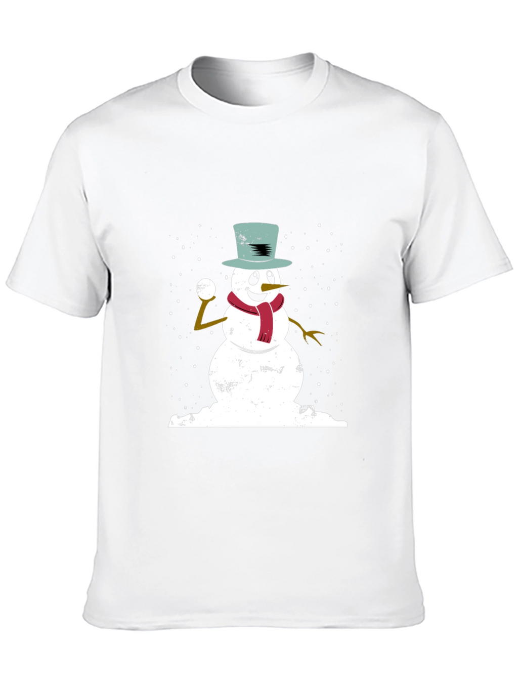 Snowman Graphic Tee - Winter Holiday T-Shirt