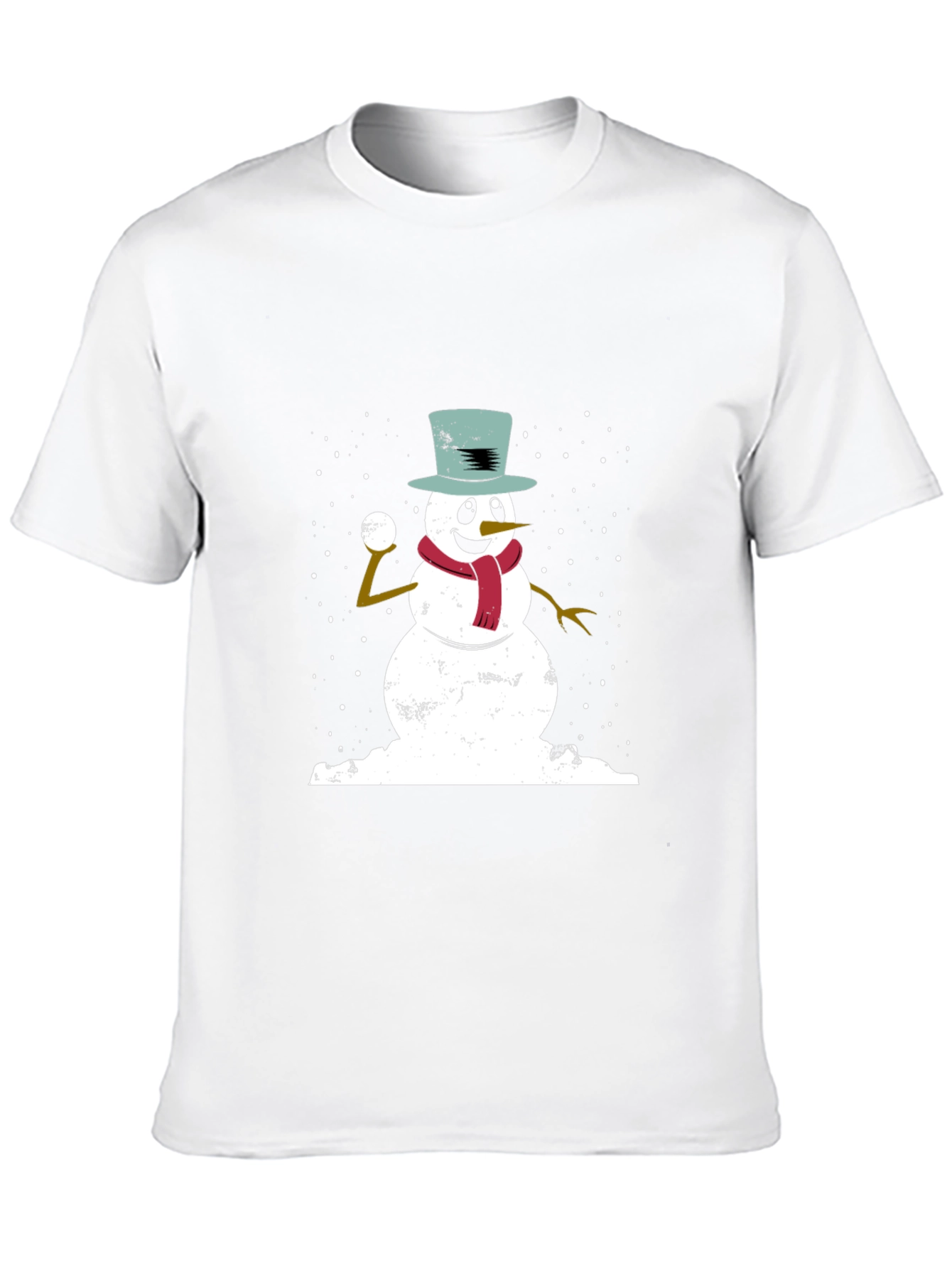 Snowman Graphic Tee - Winter Holiday T-Shirt