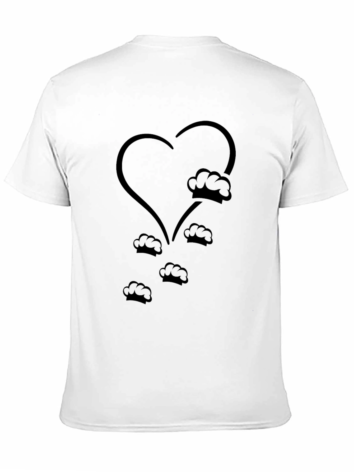 Chefs Heart T-Shirt - Culinary Love