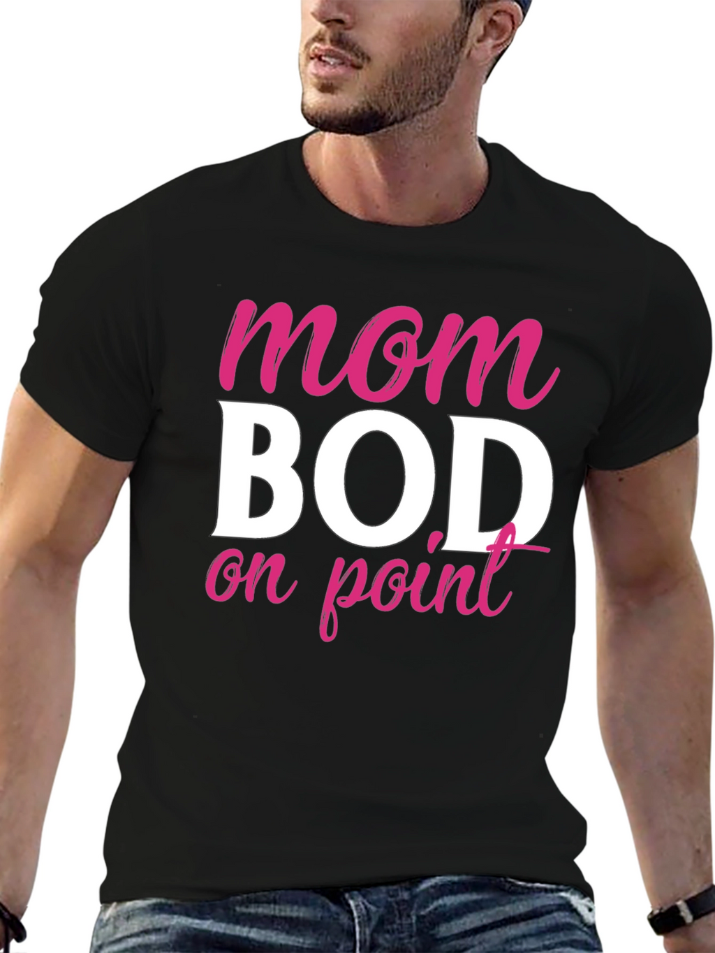 Mom Bod On Point Graphic Tee - Unisex Fit