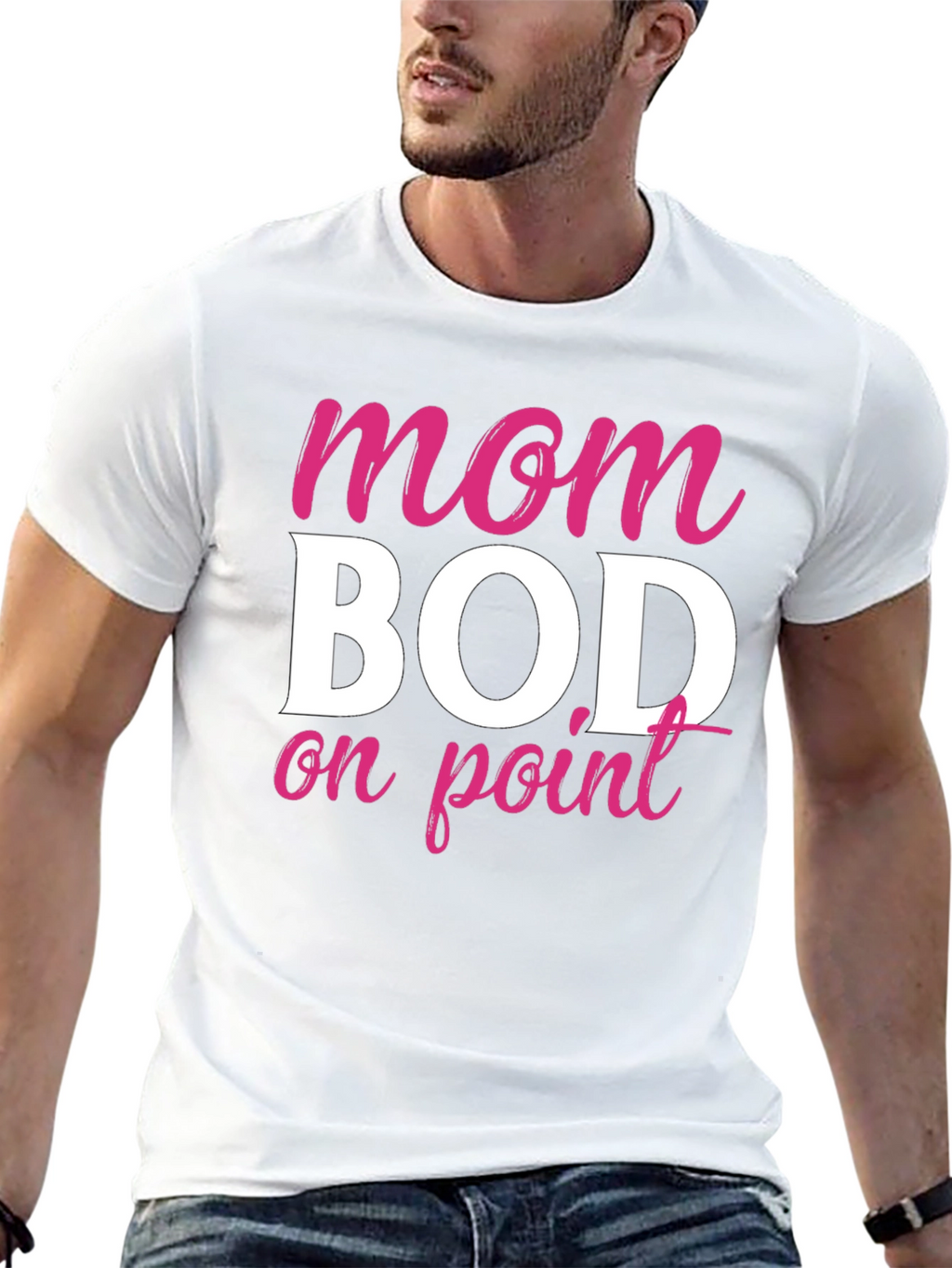 Mom Bod On Point Graphic Tee - Unisex Fit
