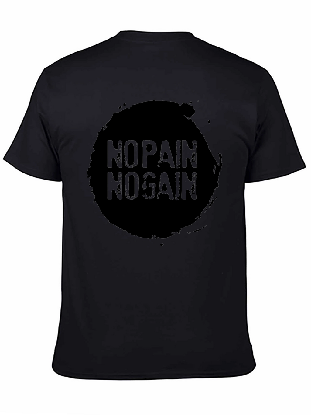 No Pain No Gain Black Graphic Tee