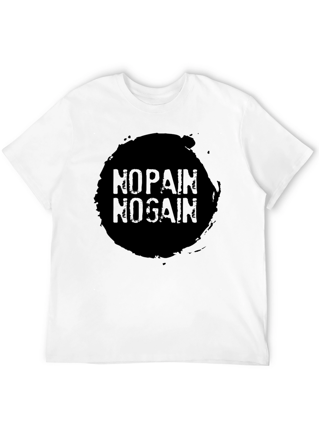No Pain No Gain Black Graphic Tee