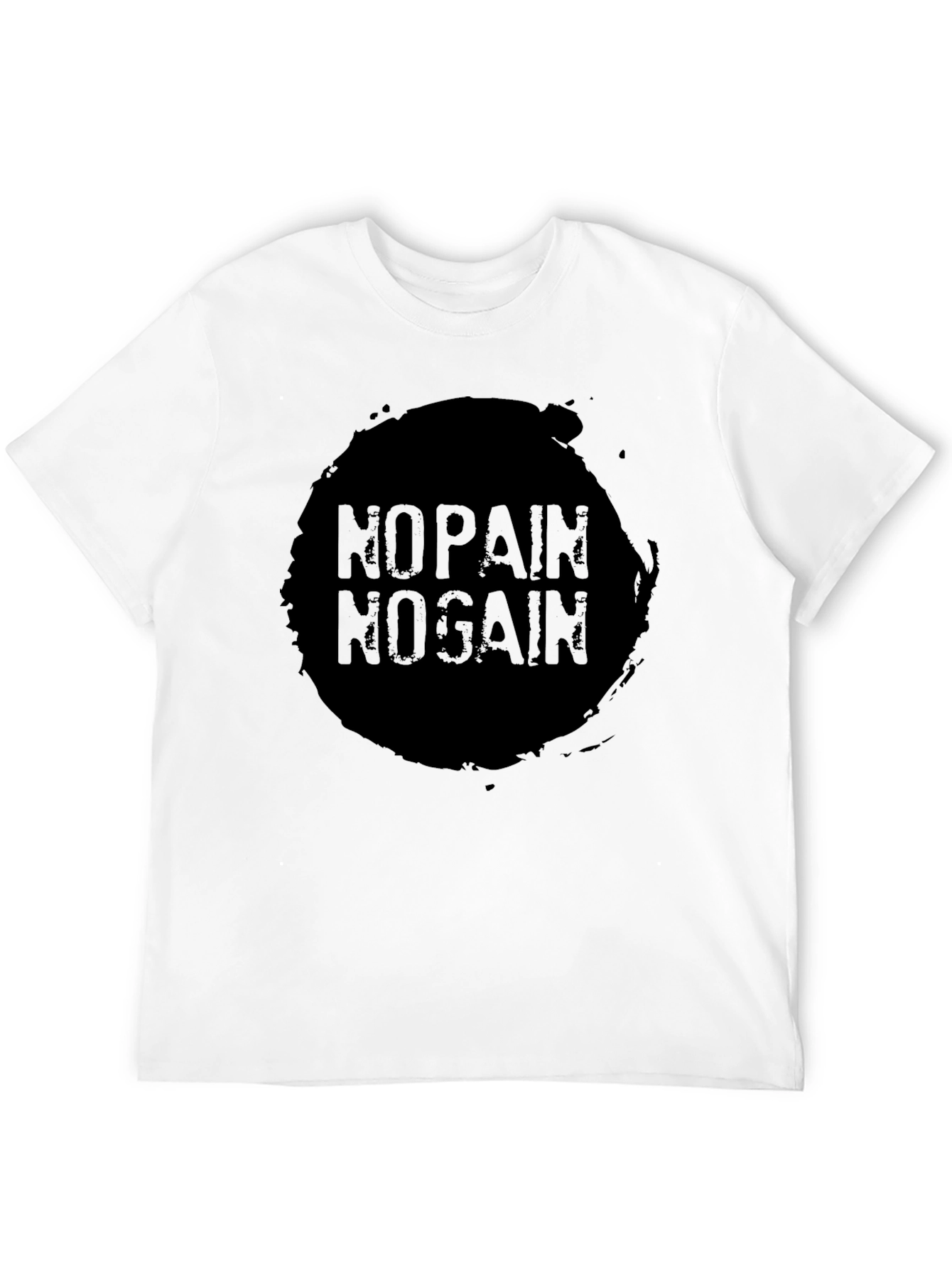 No Pain No Gain Black Graphic Tee