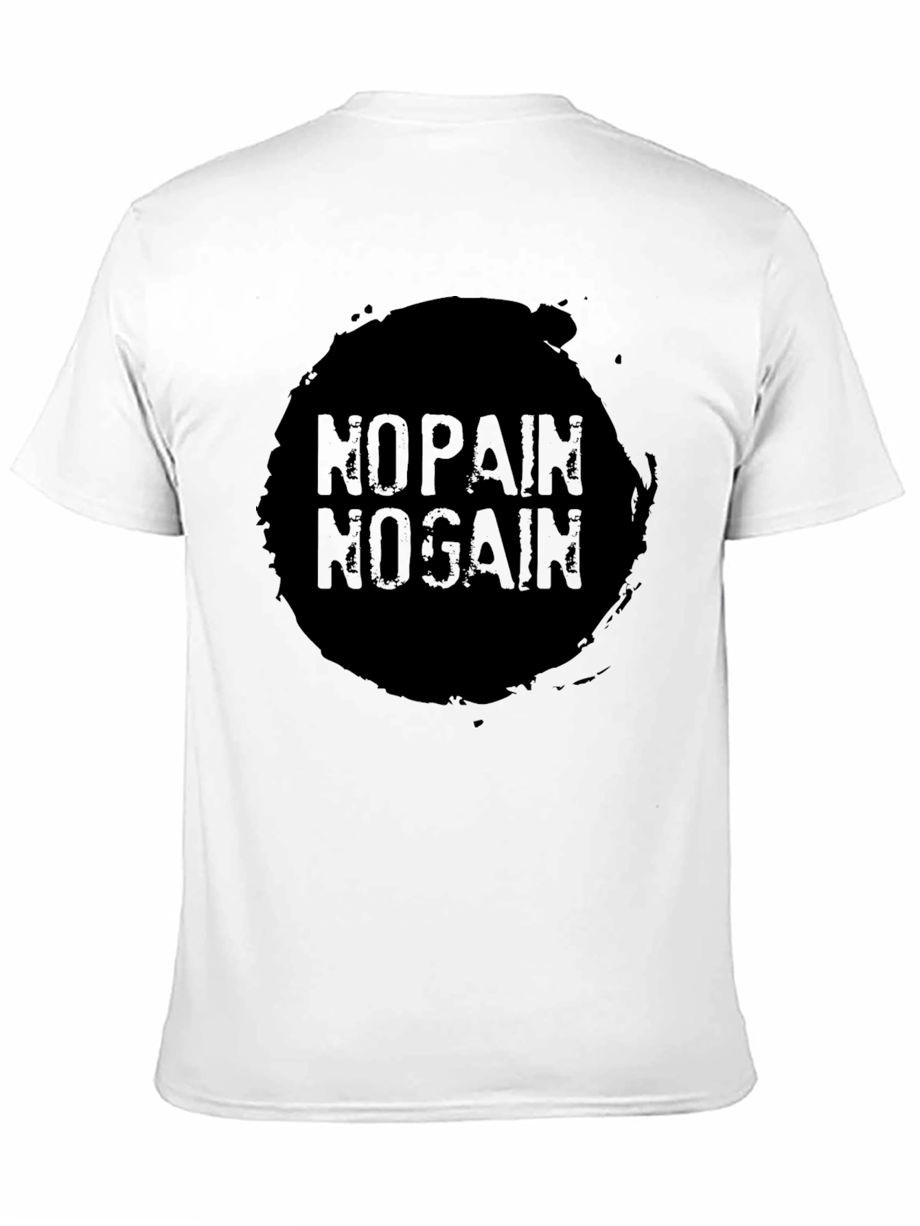 No Pain No Gain Black Graphic Tee