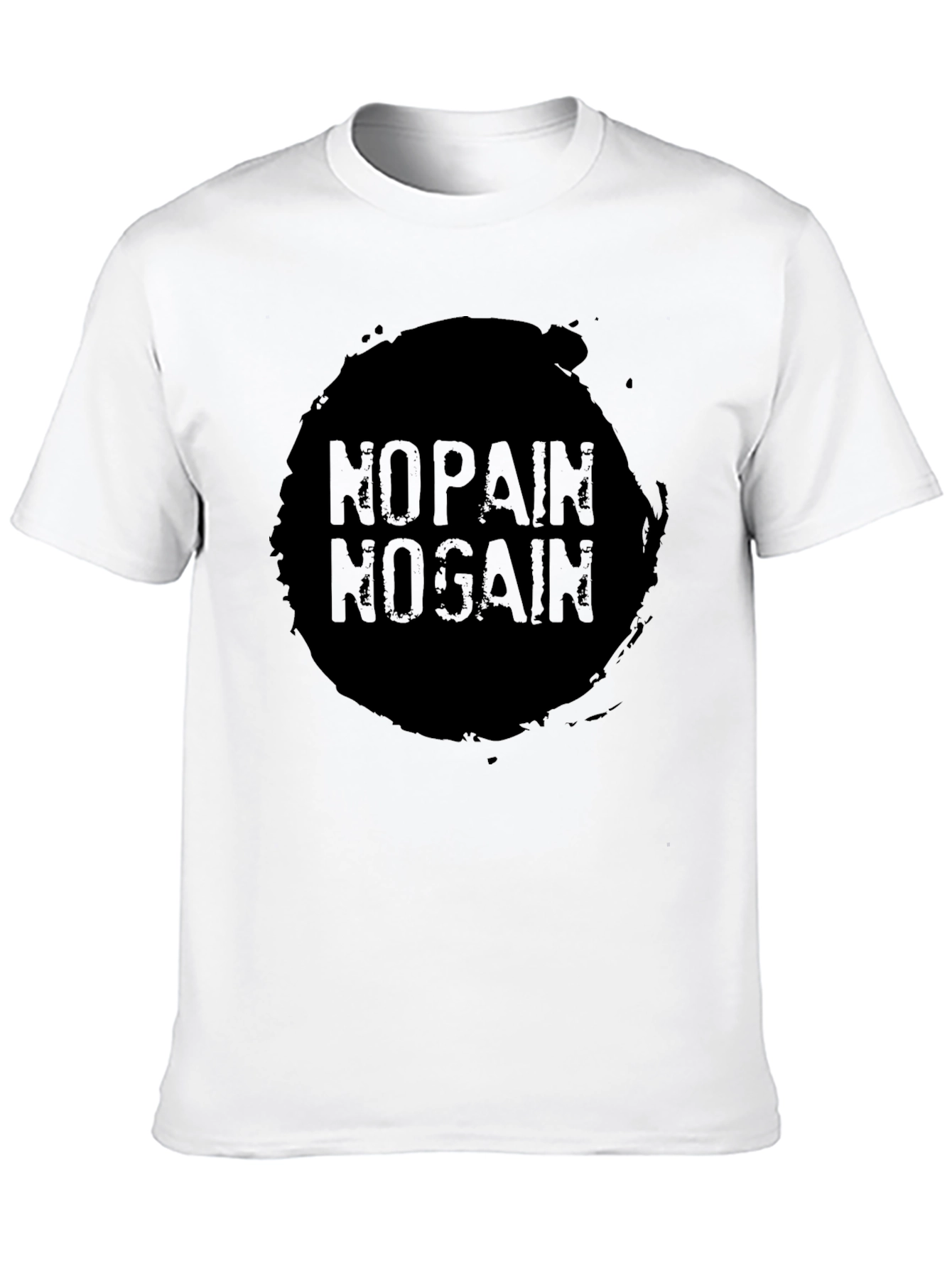 No Pain No Gain Black Graphic Tee
