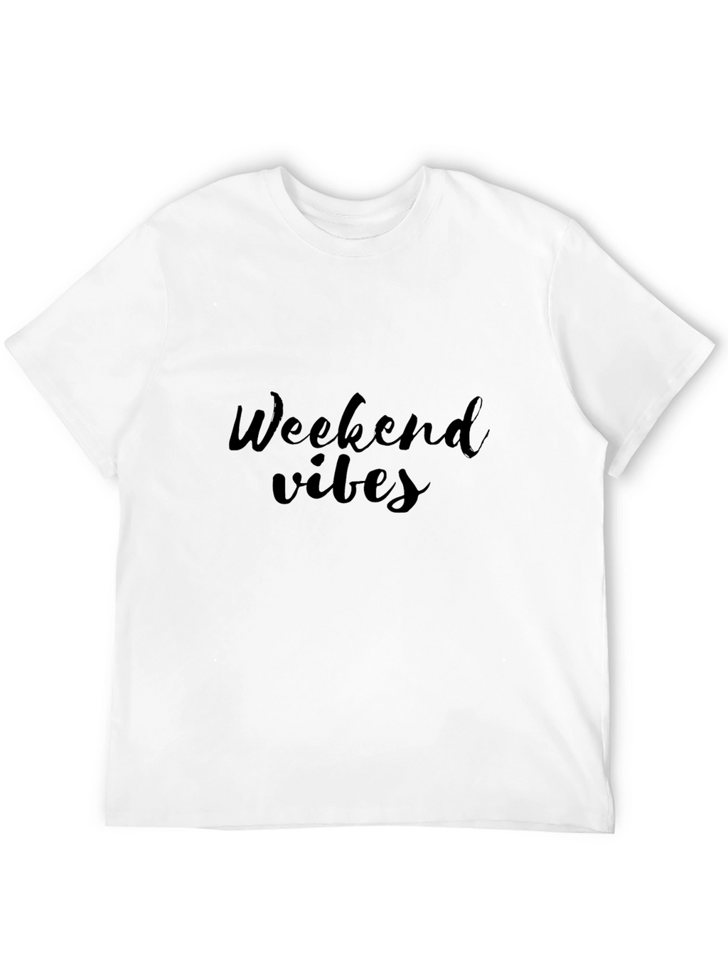 Weekend Vibes Black Graphic Tee