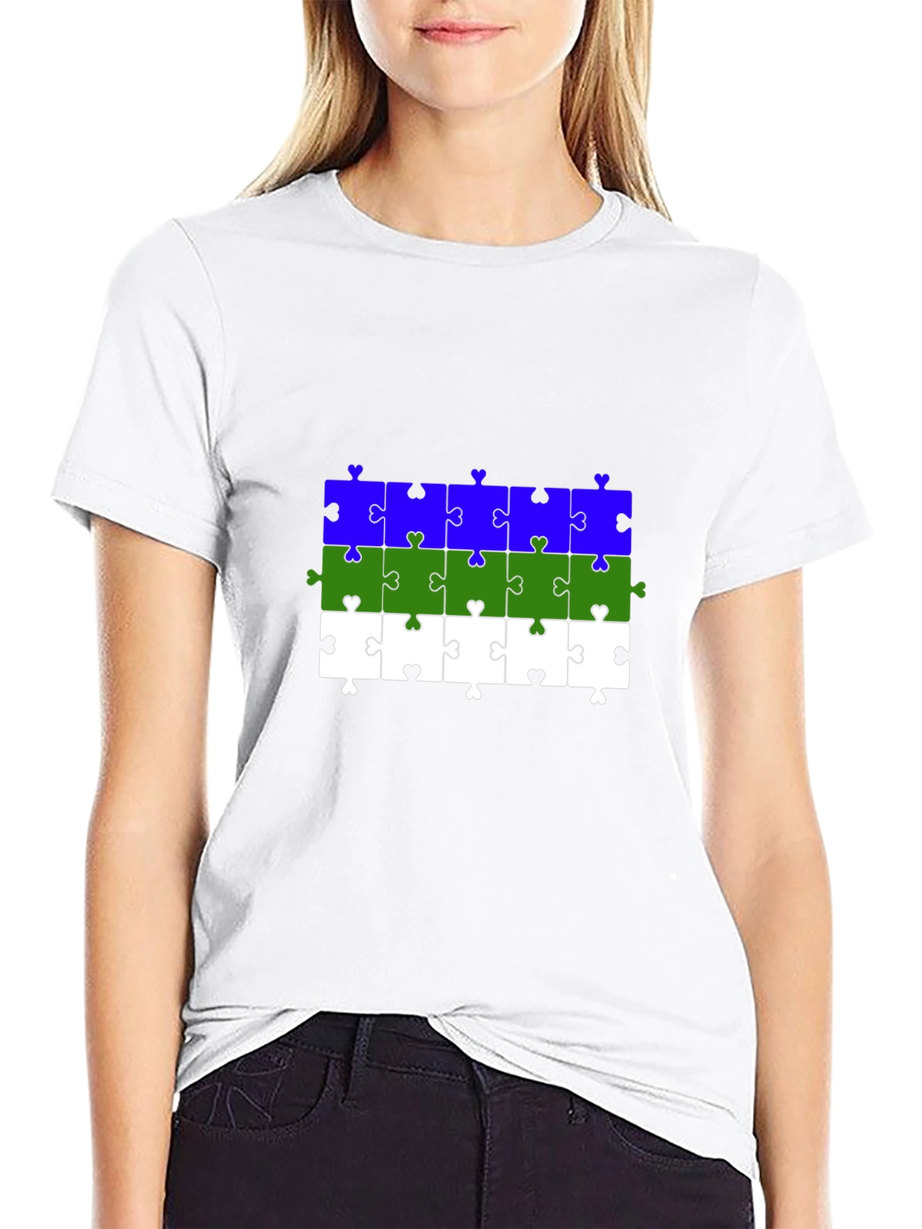 Puzzle Piece Pride T-Shirt - LGBT Ally Apparel