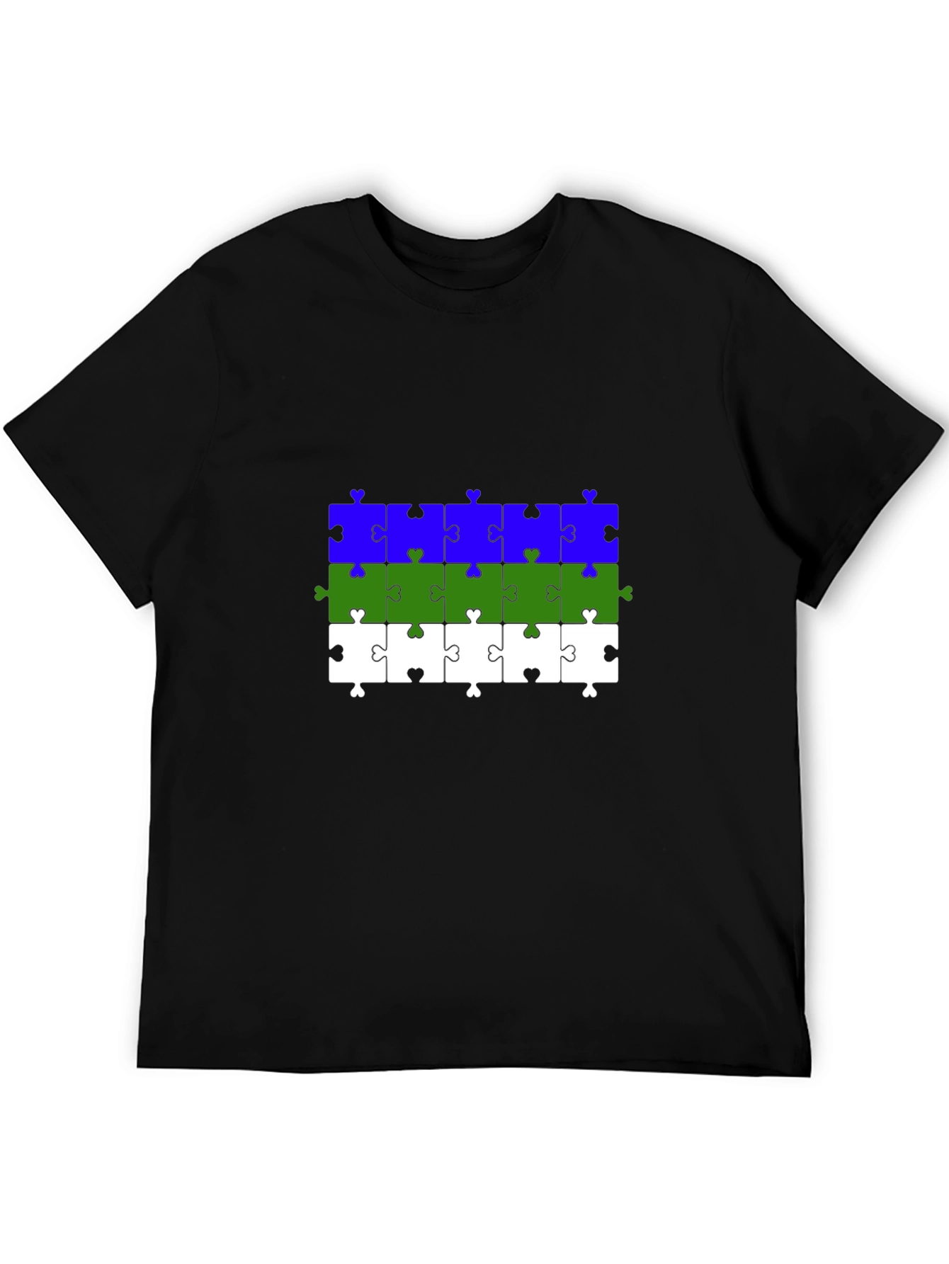 Puzzle Piece Pride T-Shirt - LGBT Ally Apparel