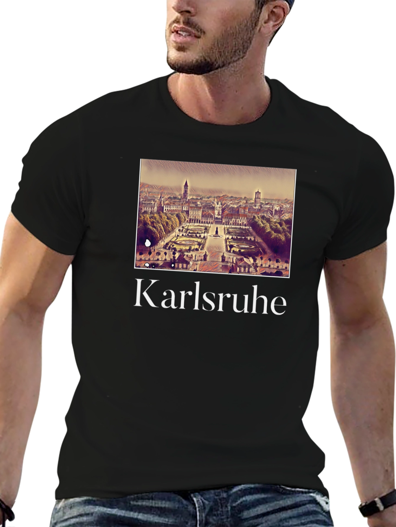 Karlsruhe Cityscape T-Shirt