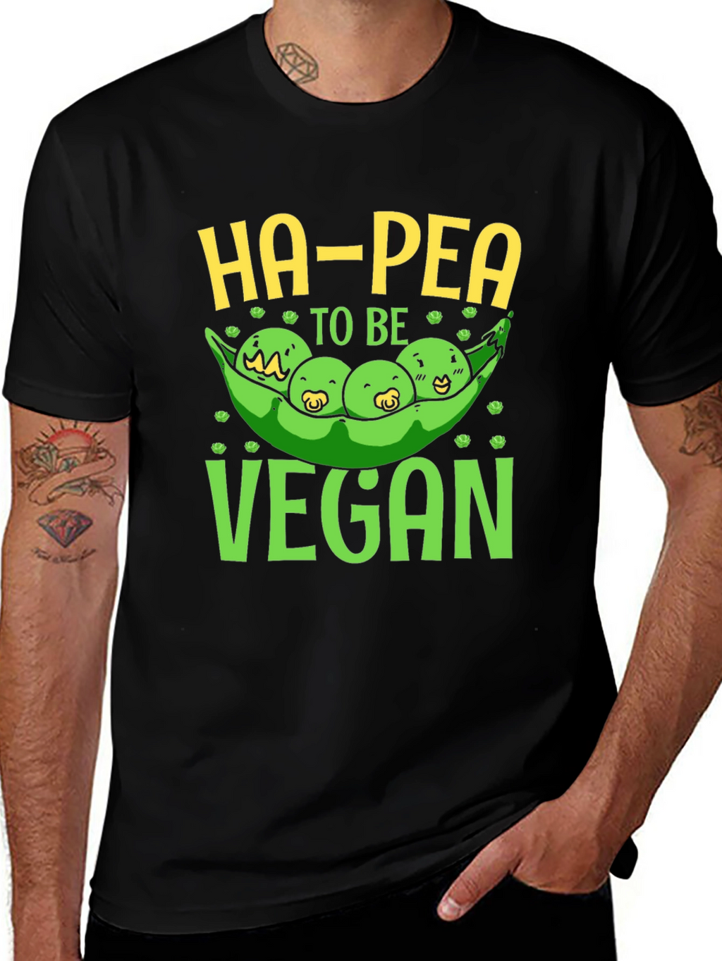 Vegan Ha-Pea To Be T-Shirt