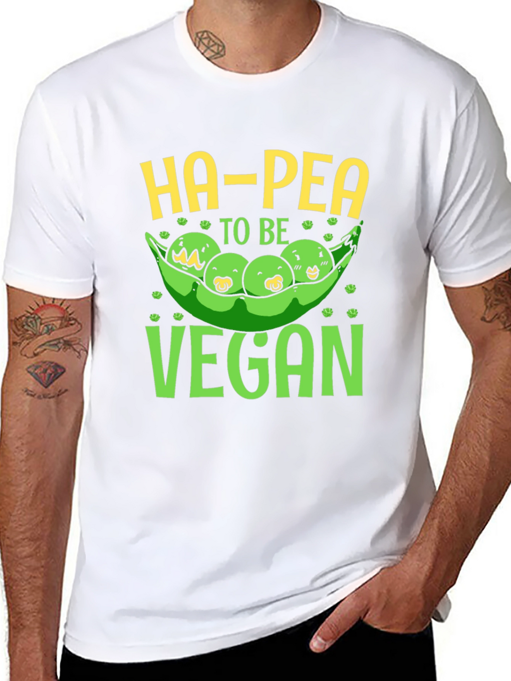 Vegan Ha-Pea To Be T-Shirt
