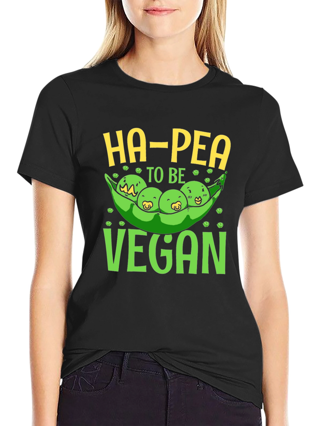 Vegan Ha-Pea To Be T-Shirt