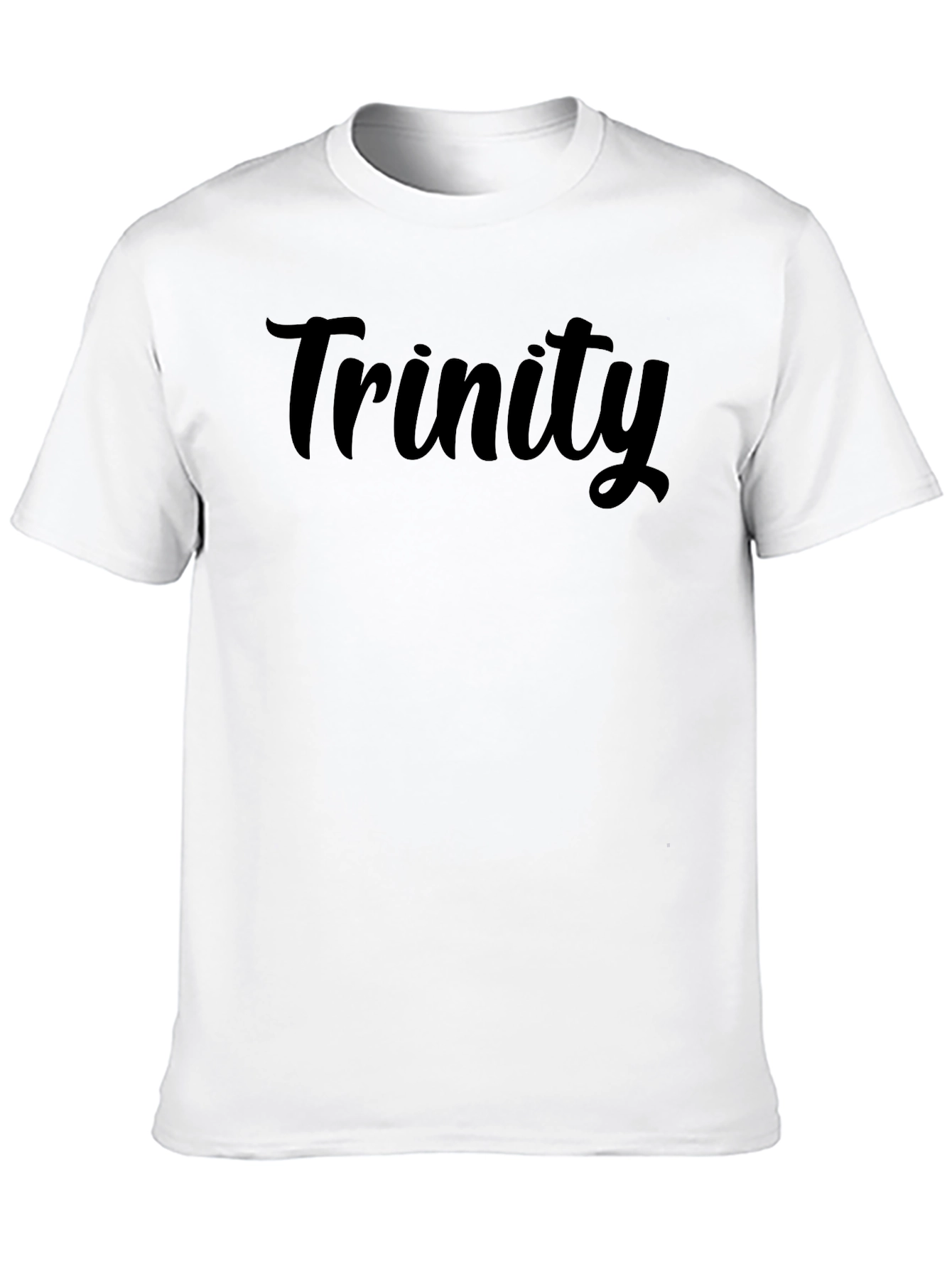 Trinity Black Graphic T-Shirt - Casual Comfort