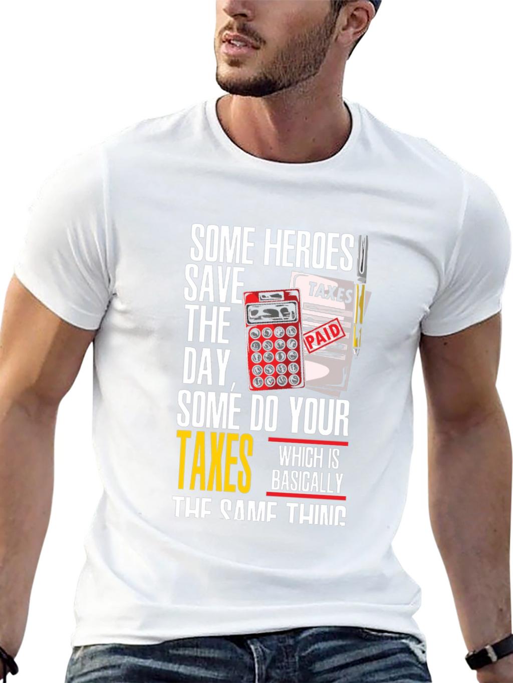 Accountant Hero T-Shirt - Funny Tax Season Shirt