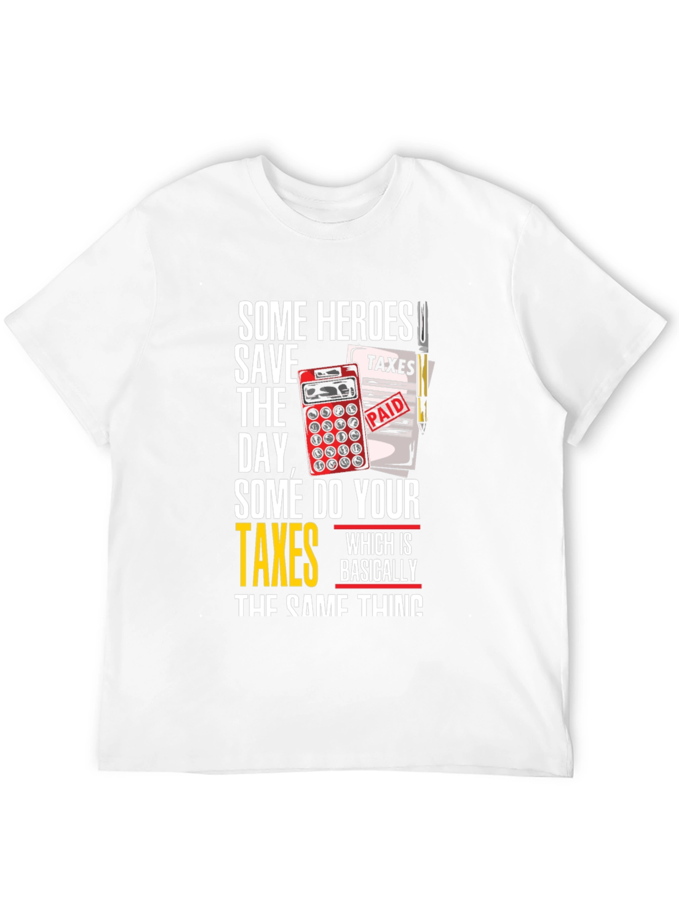 Accountant Hero T-Shirt - Funny Tax Season Shirt