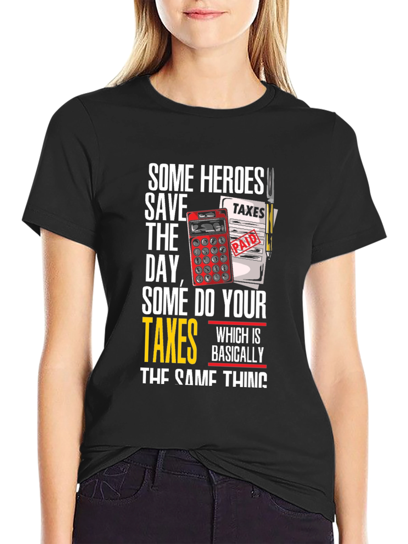 Accountant Hero T-Shirt - Funny Tax Season Shirt
