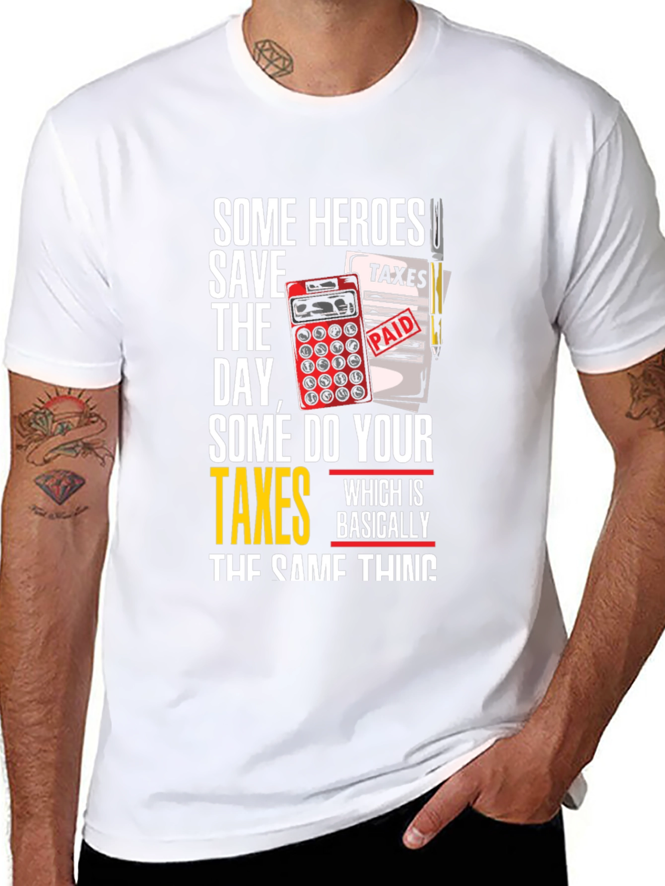 Accountant Hero T-Shirt - Funny Tax Season Shirt