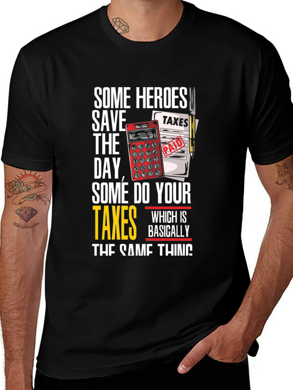 Accountant Hero T-Shirt - Funny Tax Season Shirt