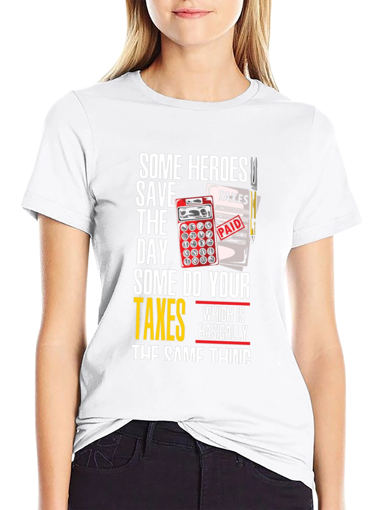 Accountant Hero T-Shirt - Funny Tax Season Shirt